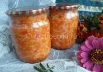 Салат з овочами та рисом на зиму салат
