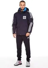 Спортивні штани Adidas (51 фото) зимові, з гумкою внизу, теплі adidas