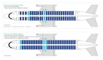 Схема салону та найкращі місця Boeing 737-800 UTair салону