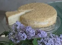 Торт «Смітанник» з тонкими коржами, Рецепти тортів. торт