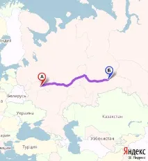 Транспортувати легкову машину на автовозі з Москви до Тюмені, замовлення №1017017 москви
