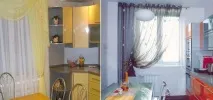 Тюль для кухні фото, дизайн для маленької кухні, штори тюльові, красиві на вікні своїми руками. фото