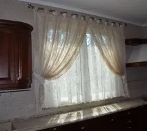 Тюль для кухні фото, дизайн для маленької кухні, штори тюльові, красиві на вікні своїми руками. штори