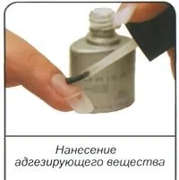Викладання гелю на тіпсах викладання