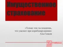 Види майнового страхування позитивні та негативні сторони майнового