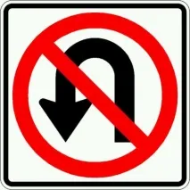 Întreabă regulile de circulație ce semne interzic virajul la stânga