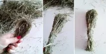 Зайці та кролики із сіна та соломи зайці