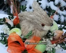 Зайці та кролики із сіна та соломи соломи