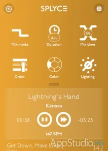 App Store Splyce - мікшування треків одним натисканням - Проект AppStudio одним