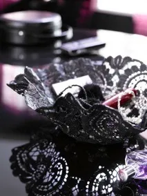Чорне мереживо мереживо