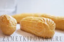 Еклери з білковим кремом, Прості кулінарні рецепти з фотографіями прості