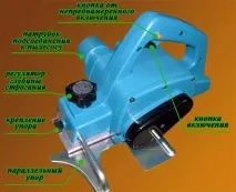 Електрорубанок рубанок BOSCH SKIL HAMMER HITACHI MAKITA стругання деревина паралельний упорножі skil