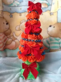 Ялинка з серветок ялинки