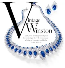 Harry Winston – постачальник коштовностей для королівських сімей, Ювелірний магазин - Золотий постачальник