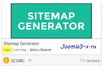 Карта сайту Joomla 3, xml та html карти сайту, Створити сайт на Joomla 3 карта