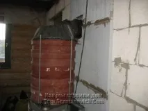 Як ми зводили будинок - Установка каміна зводили