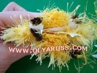 Як зробити м’які іграшки з помпонів, Виробництво Лісовичок з ниток лісовичок