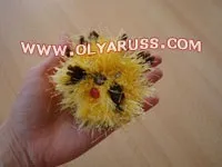 Як зробити м’які іграшки з помпонів, Виробництво Лісовичок з ниток іграшки
