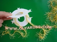 Як зробити м’які іграшки з помпонів, Виробництво Лісовичок з ниток виробництво