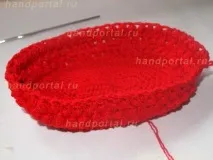 Як пов’язати сумочку гачком «Полуниця» для дівчинки гачком