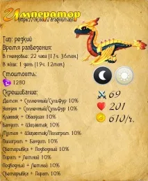 Як вивести дракона Імператор у дракономанії вивести