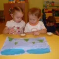 Конспект заняття з малювання пальчиками «Веселий грибочок» конспект