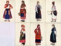 Селянський стиль, Кирилиця селянський