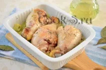 Курячі гомілки з кабачками - Покроковий рецепт з фото, Страви з курки гомілки