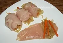 Курячі рулетики з начинкою - рецепт з покроковими фото курячі