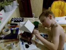 Макет паперовий - Ферма чи сільське господарство, Країна Майстрів. макет