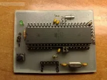 Перший досвід виготовлення друкованої плати (ATmega16) плати
