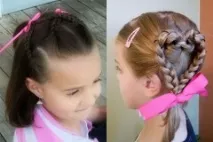 Зачіски з гумочкою для дівчаток інструкції, відео та фото гумочкою