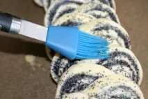 Рецепт Косичка з маком, рулет із дріжджового тіста. дріжджового