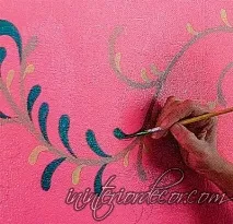 Розпис стіни для початківців (як прикрасити однотонну стіну) - ІнтеріорДекор розпис