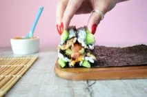 Суші роли - мозаїка - Рецепт з фото - Бенто Бокс мозаїка