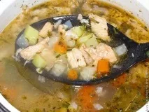 Суп з хребтів сьомги, рецепти з фото хребтів
