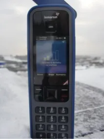 Тест мобільного супутникового телефону Inmarsat IsatPhone Pro – випробування холодом тест