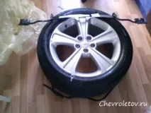 Установка кріплення для запасного колеса Каптиви - Шевроле, Chevrolet, Фото, відео, ремонт, установка