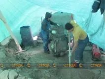 Влаштування стяжки підлоги взимку - специфіка вирівнювання підлоги при негативних температурах влаштування