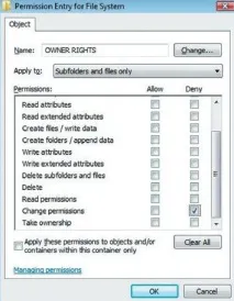Удосконалені ACL у Windows Vista та Windows Server 2008, Windows IT Pro Windows