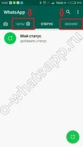 Whatsapp вкладка статус що це, навіщо потрібна і як вийти вкладка