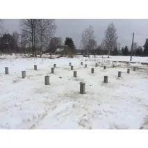 Забивання залізобетонних паль забивання