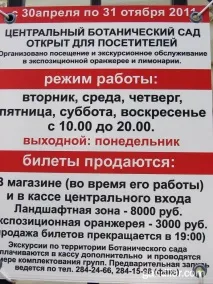 Ботанічний сад у Мінську ботанічний