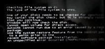 Cannot open volume for direct access - chkdsk error (766f6c756d652e63 3f1) access