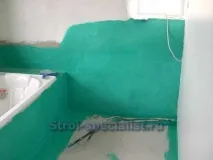 Гідроізоляція підлоги вванній кімнаті вванній