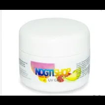 Гель для нарощування нігтів Nogtishop 1 - clear Ruspberry Melon UV Gel - «Nogtishop на гель