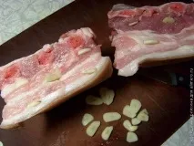 Грудинка, запечена у фользі, рецепти з фото грудинка