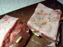 Грудинка, запечена у фользі, рецепти з фото запечена