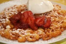 Канадський десерт лійка (funnel cakes) – покроковий рецепт із фотографіями cakes