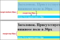Конфлікти полів (margin) у CSS margin